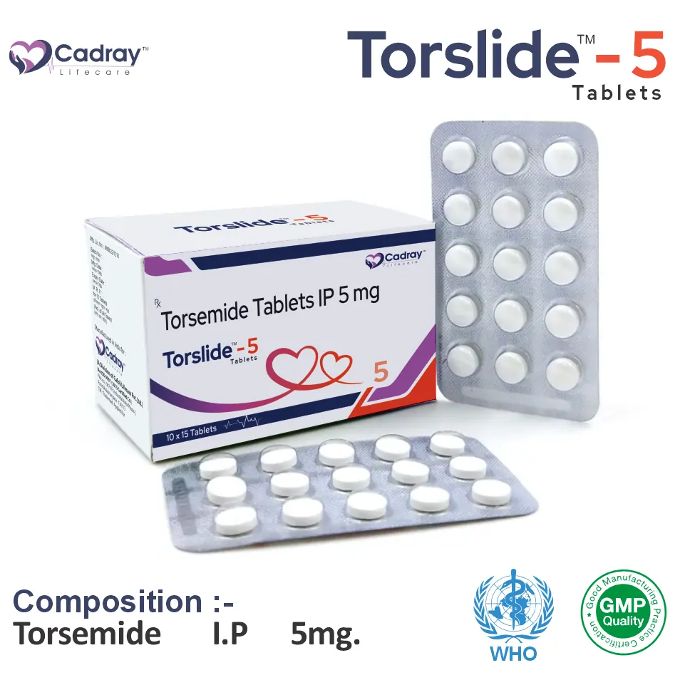 Torsemide 5mg Tablet | Best Price for PCD Pharma Franchise in Diuretics Segment